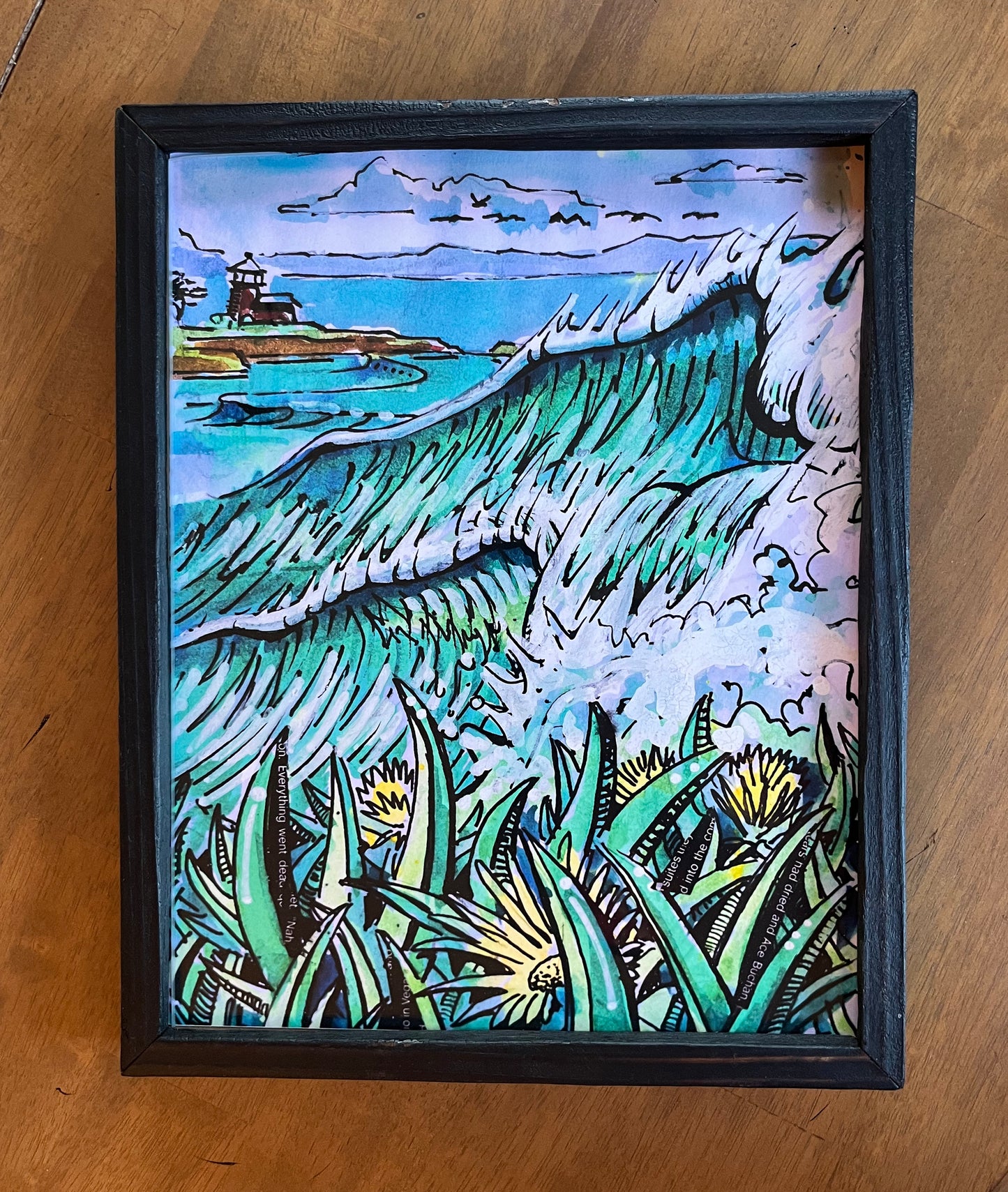 Framed print - "The Double-up" 11x14