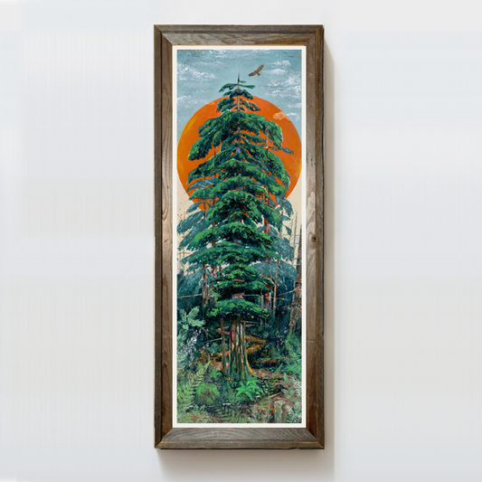 Framed print - "The Mighty Redwood" 12x36