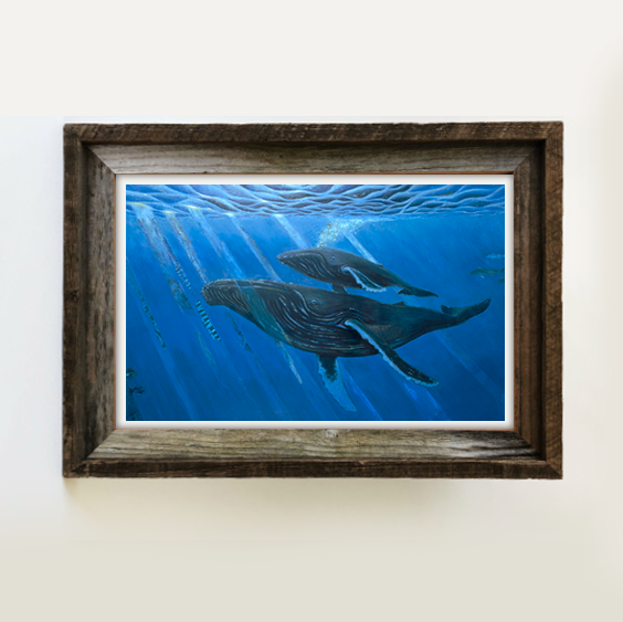 Framed print - "Motherhood" 18x12