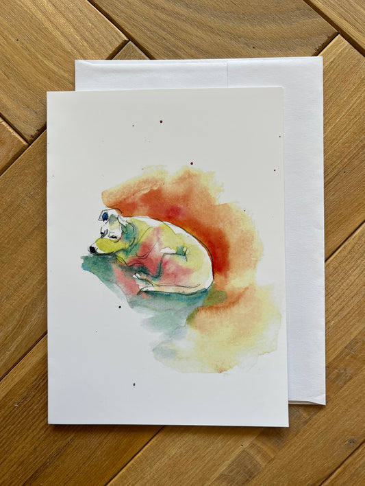 Greeting Card Prints - "We Love Dogs" (4)