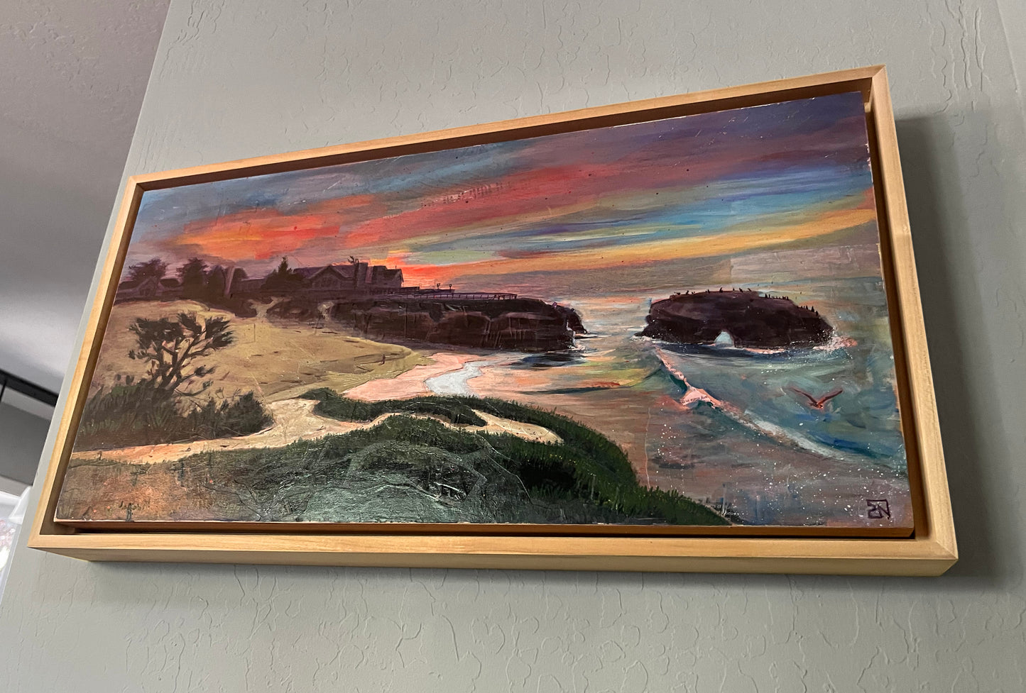 Sunrise at Natural Bridges Beach