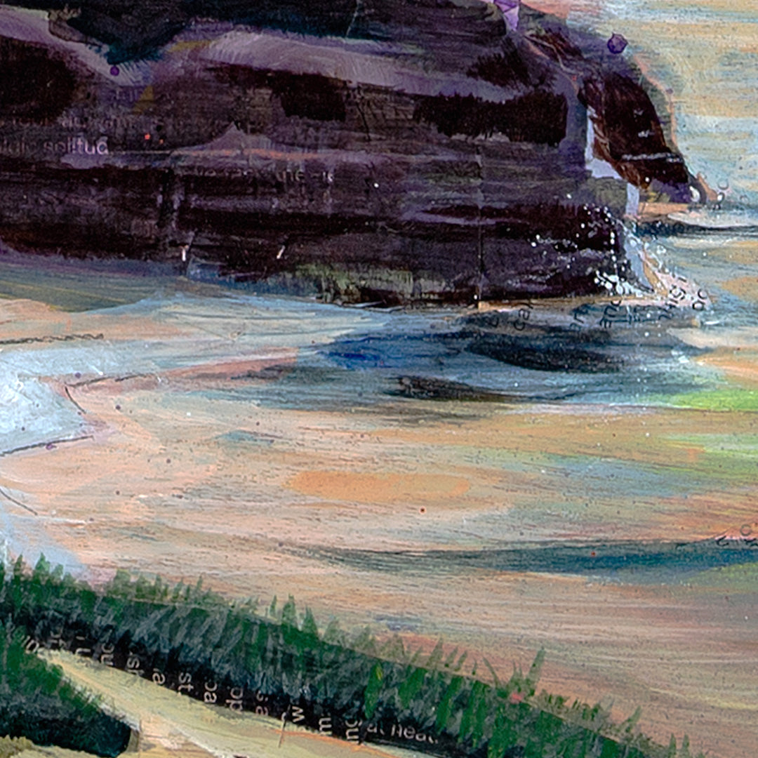 Framed print - "Sunrise at Natural Bridges" 24x12
