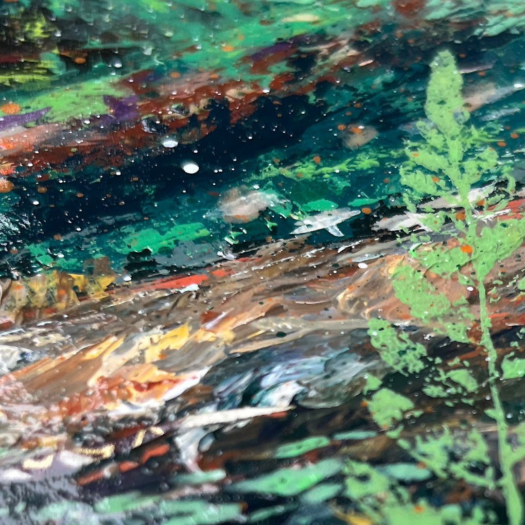 Framed print - "The Mighty Redwood" 12x36
