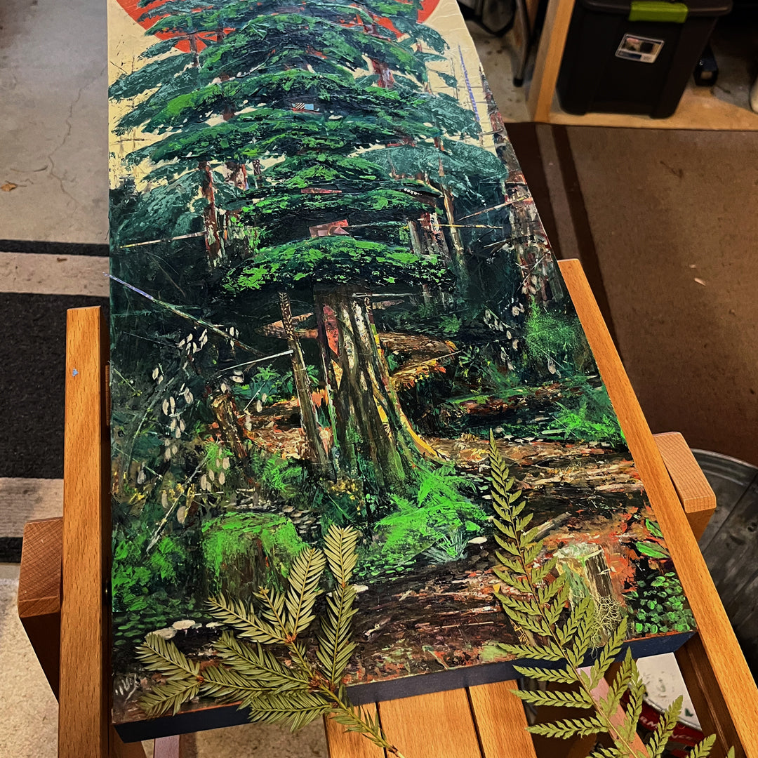 Framed print - "The Mighty Redwood" 12x36